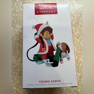 2022 Hallmark Young Santa Christmas Ornament NEW